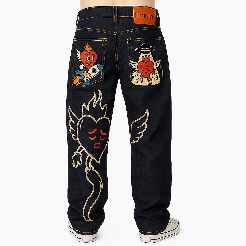 Character Patch Jeans